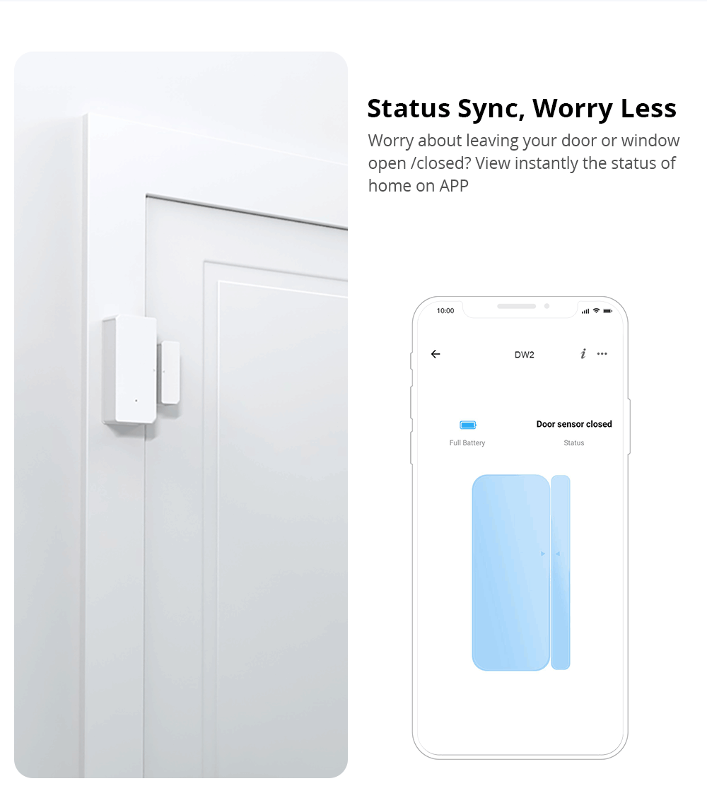 NexaBYZ Smart WiFi Window & Door Alarm Sensor