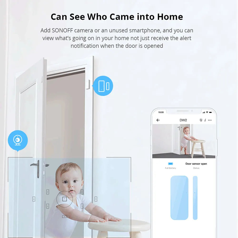 NexaBYZ Smart WiFi Window & Door Alarm Sensor