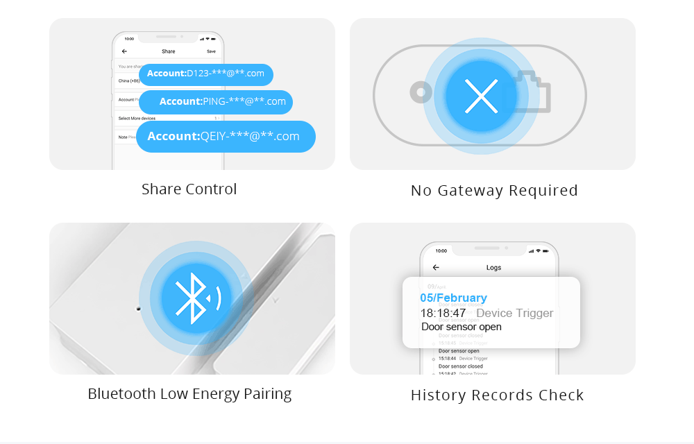 NexaBYZ Smart WiFi Window & Door Alarm Sensor