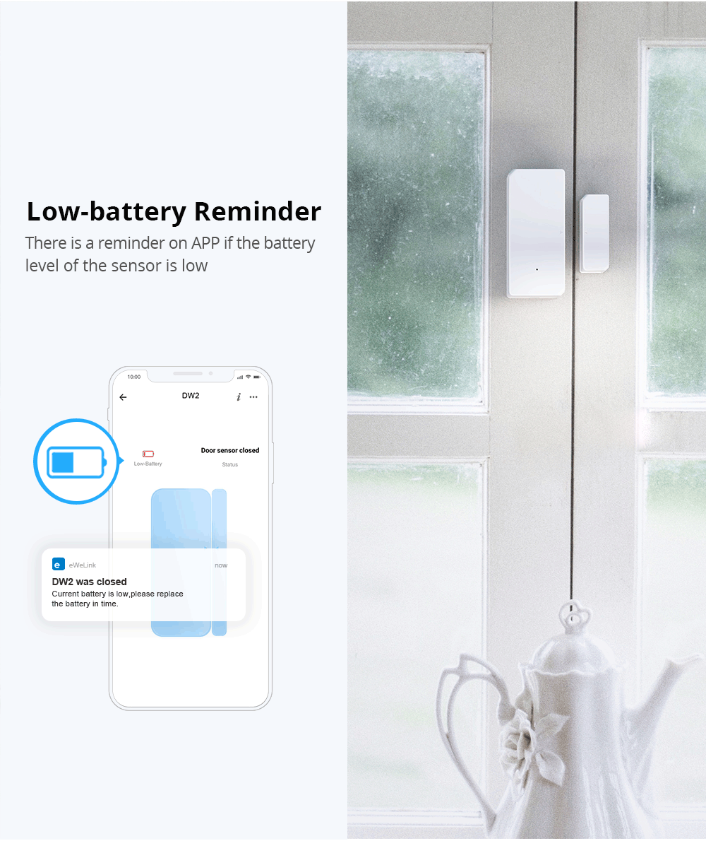 NexaBYZ Smart WiFi Window & Door Alarm Sensor