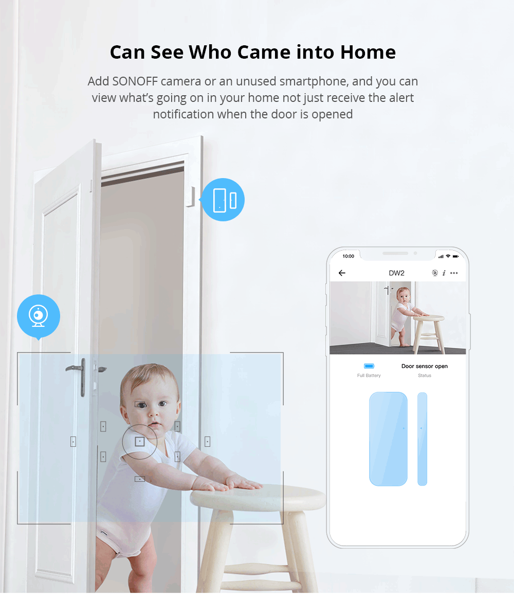 NexaBYZ Smart WiFi Window & Door Alarm Sensor