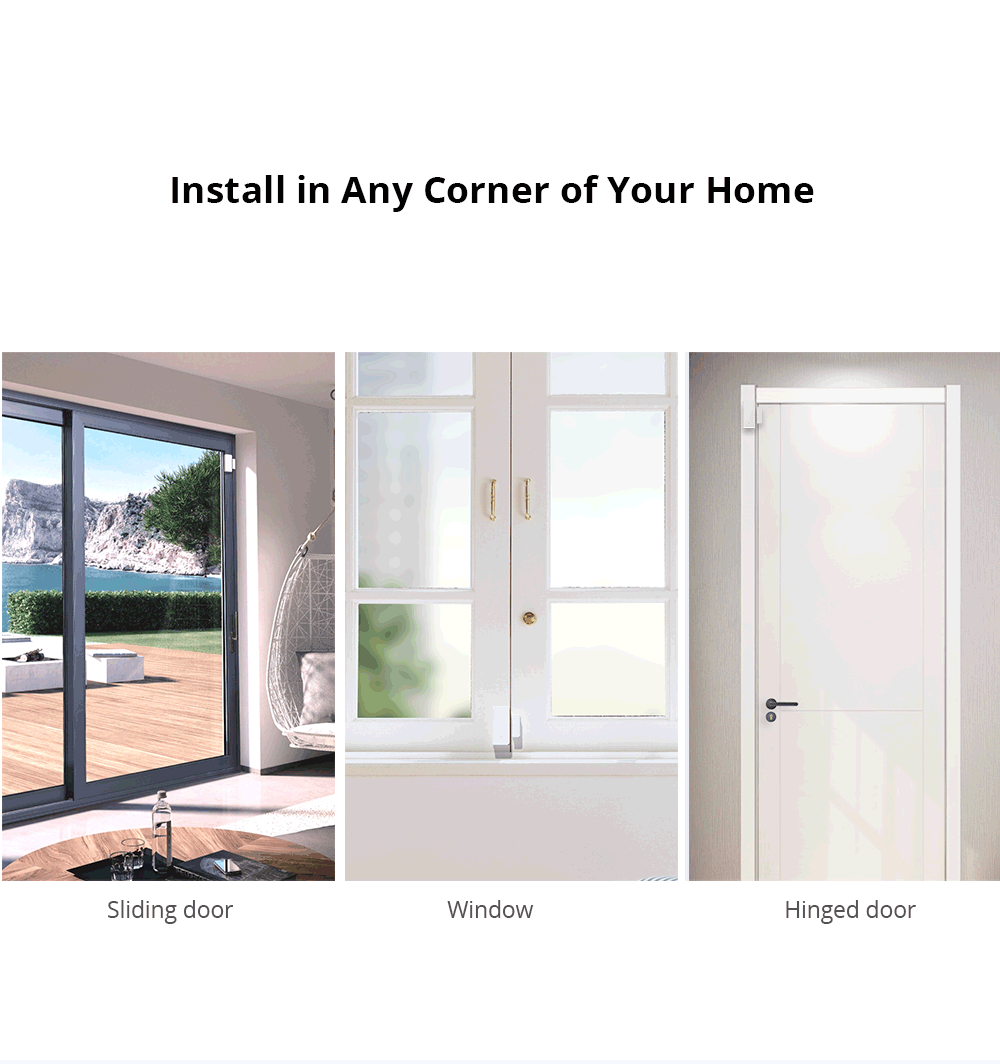 NexaBYZ Smart WiFi Window & Door Alarm Sensor