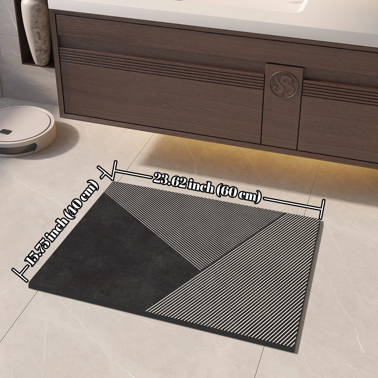 NexaBYZ HydroDry Non-Slip Bathroom Mat