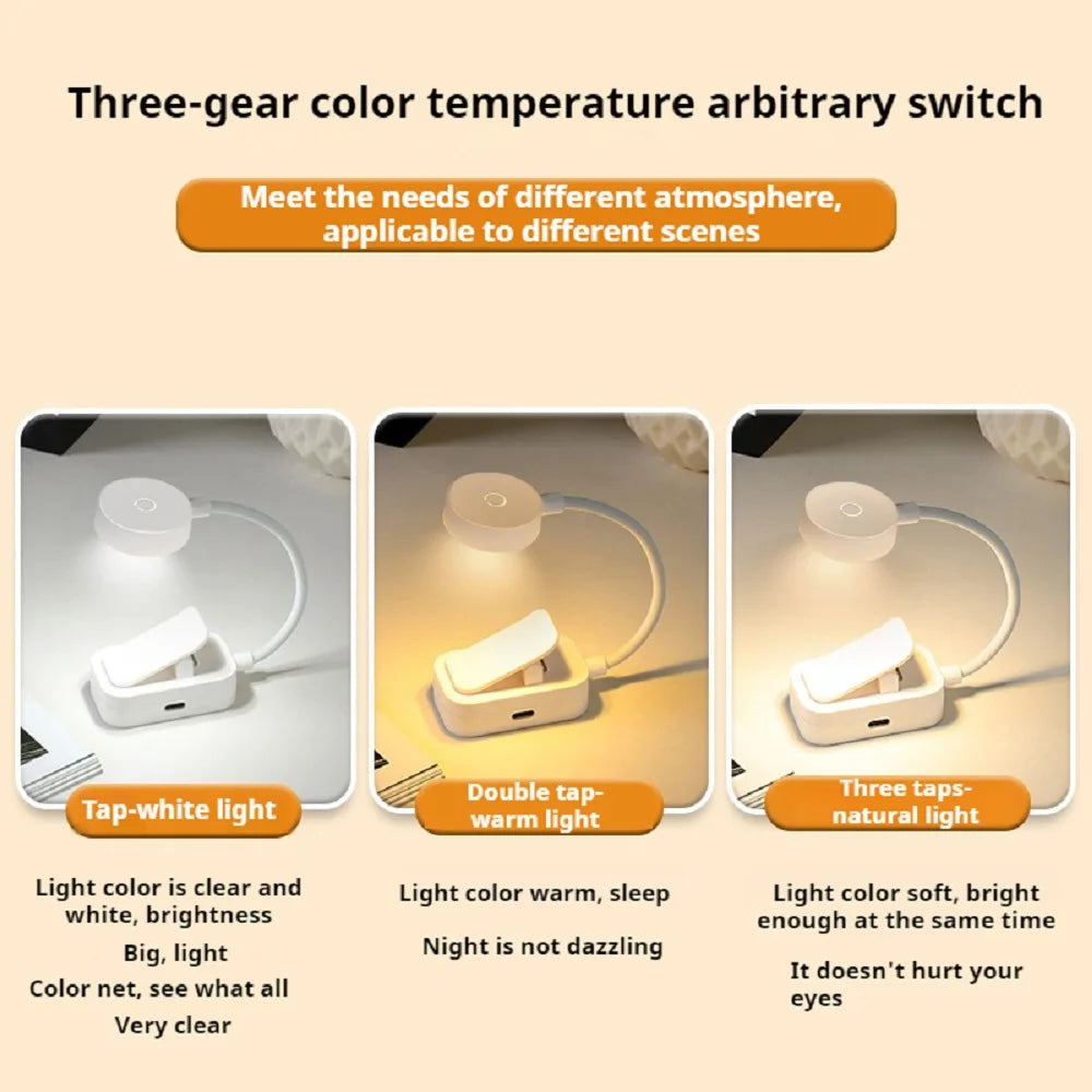 NexaBYZ Aura Mini Clip Book Light