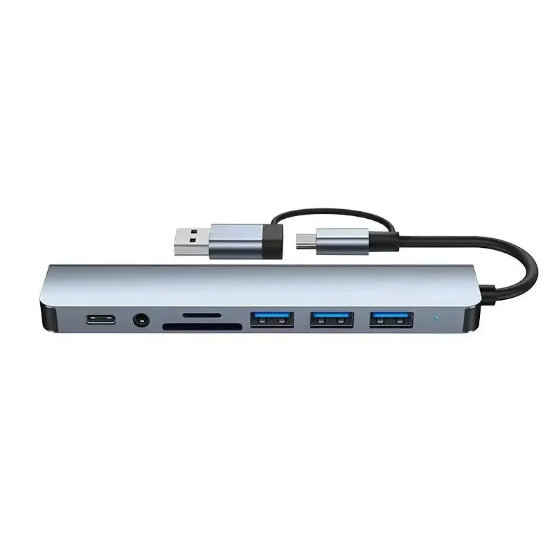 NexaBYZ Pro 8-in-2 Dual USB Hub