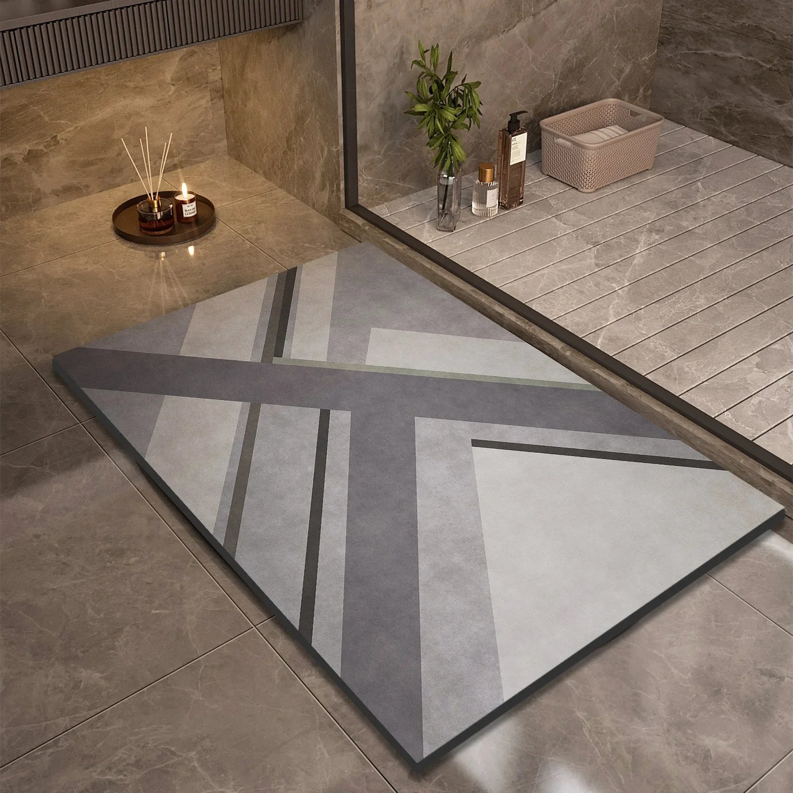 NexaBYZ HydroDry Non-Slip Bathroom Mat