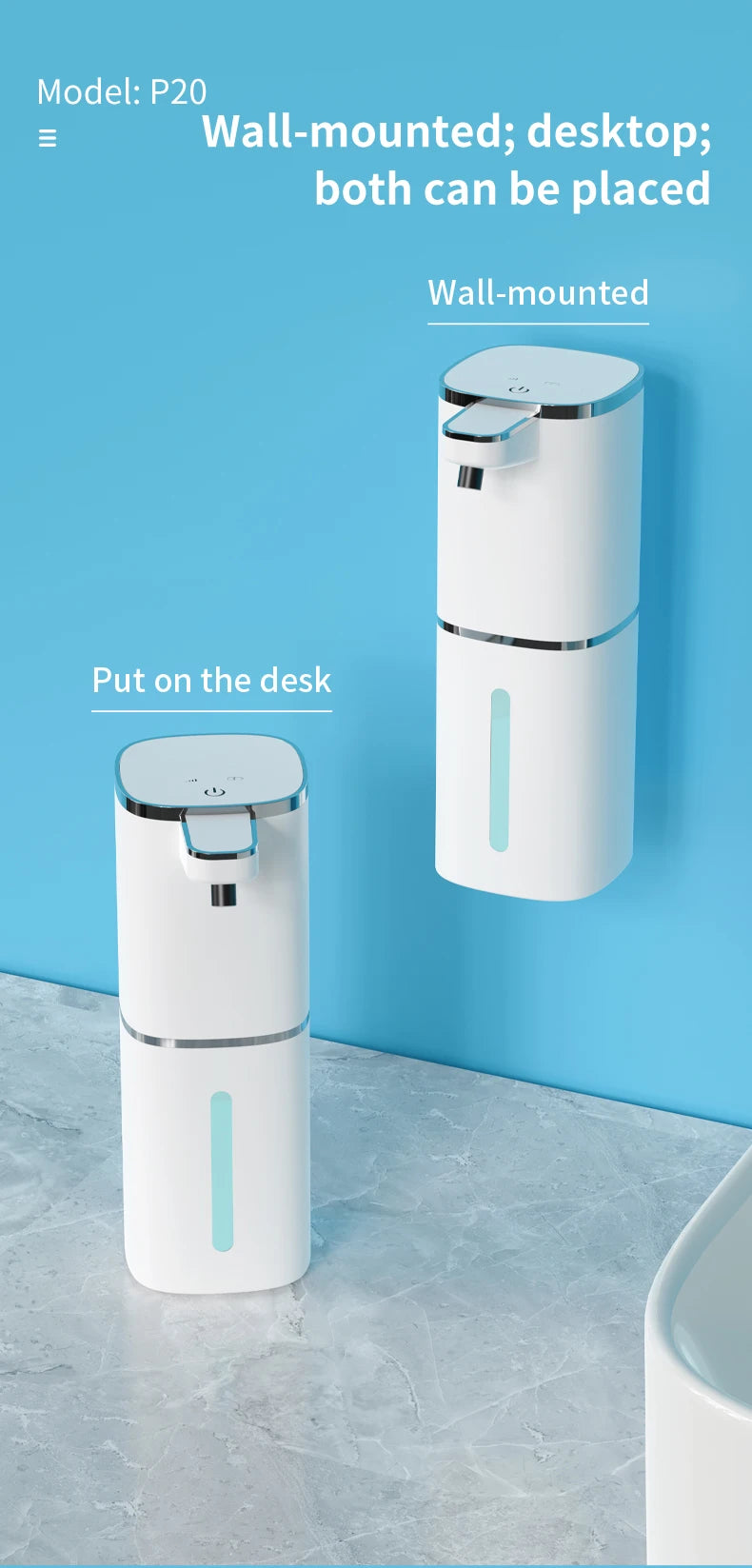 Electric Soap Dispenser Light Display