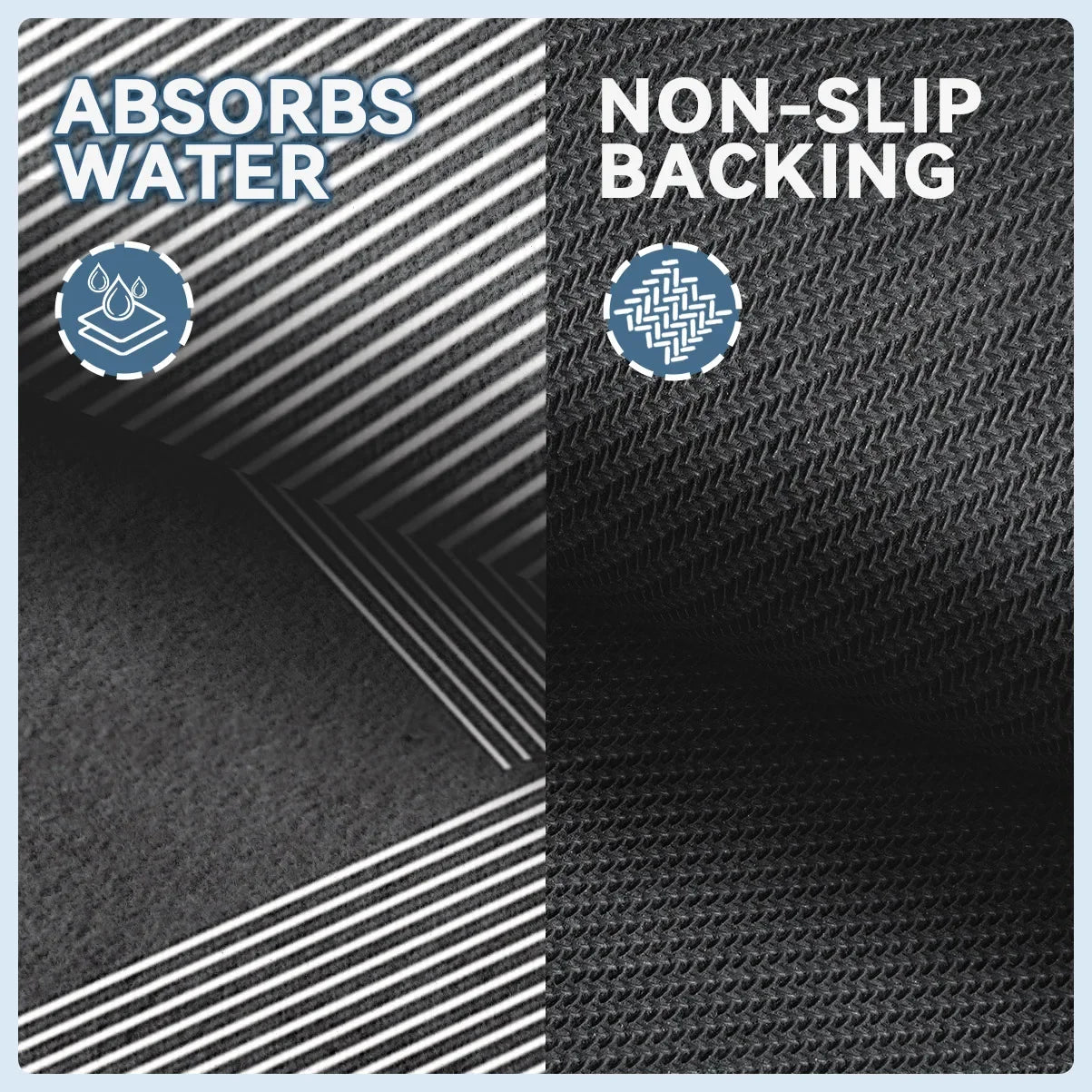 NexaBYZ HydroDry Non-Slip Bathroom Mat