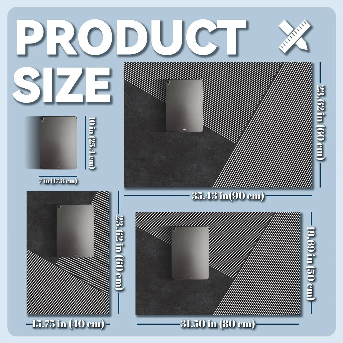 NexaBYZ HydroDry Non-Slip Bathroom Mat