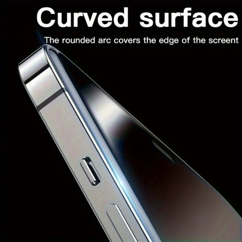 3Pcs Anti Spy Tempered Glass  iPhones Screen Protector