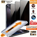 3Pcs Anti Spy Tempered Glass  iPhones Screen Protector
