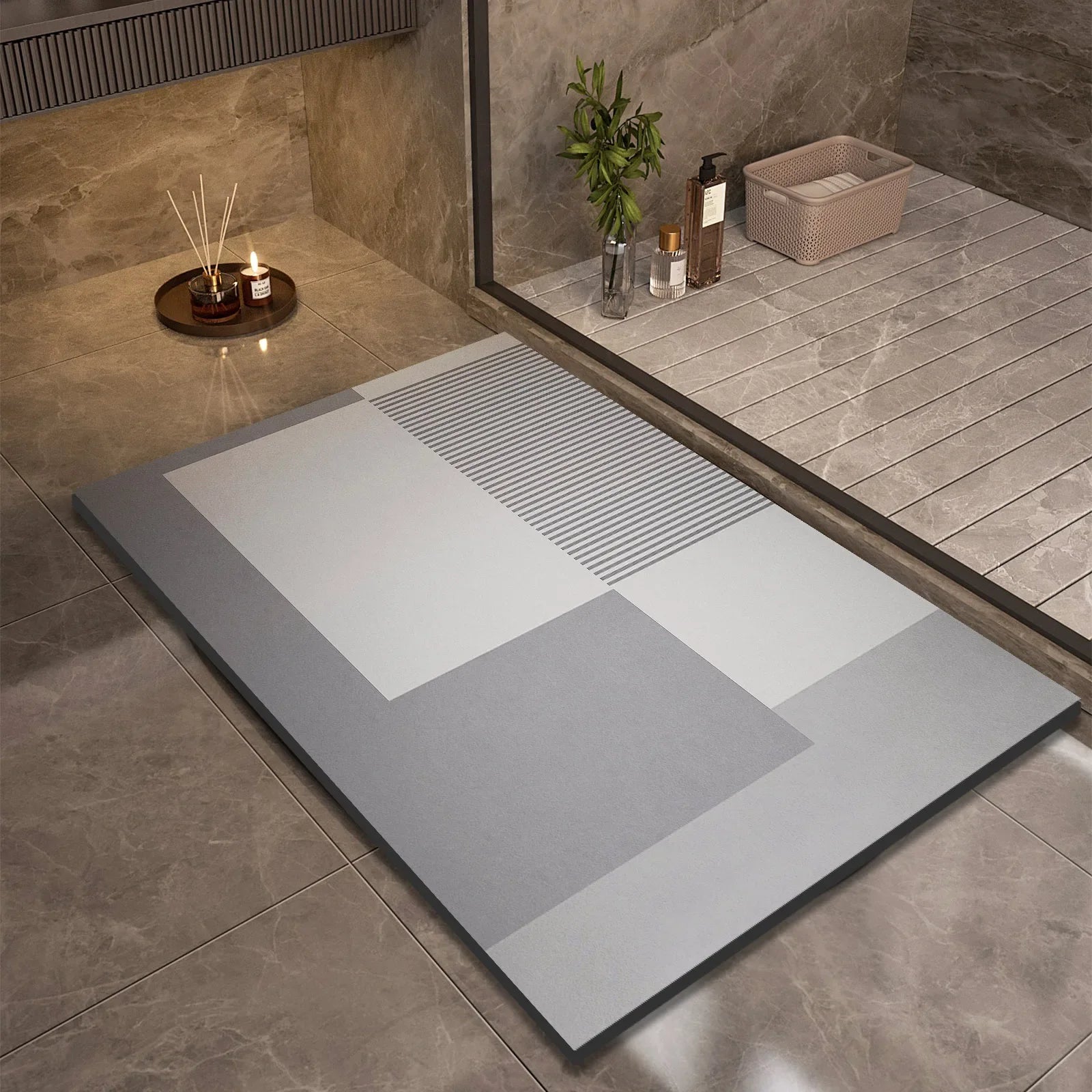 NexaBYZ HydroDry Non-Slip Bathroom Mat