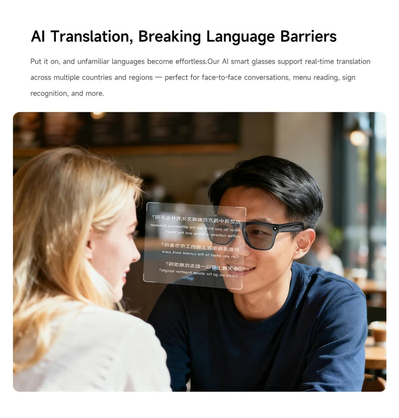 NexaBYZ VisionAI Smart Glasses