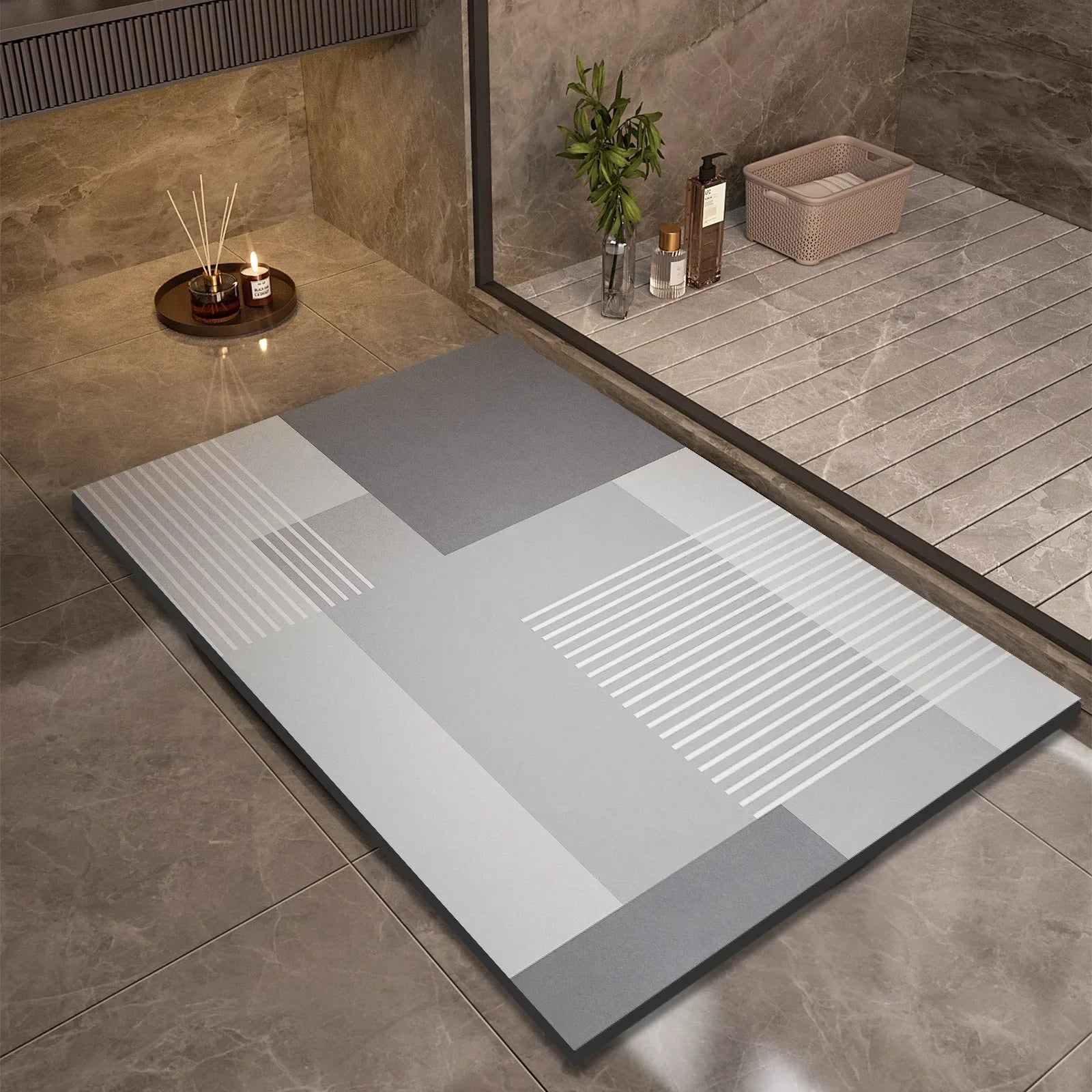 NexaBYZ HydroDry Non-Slip Bathroom Mat