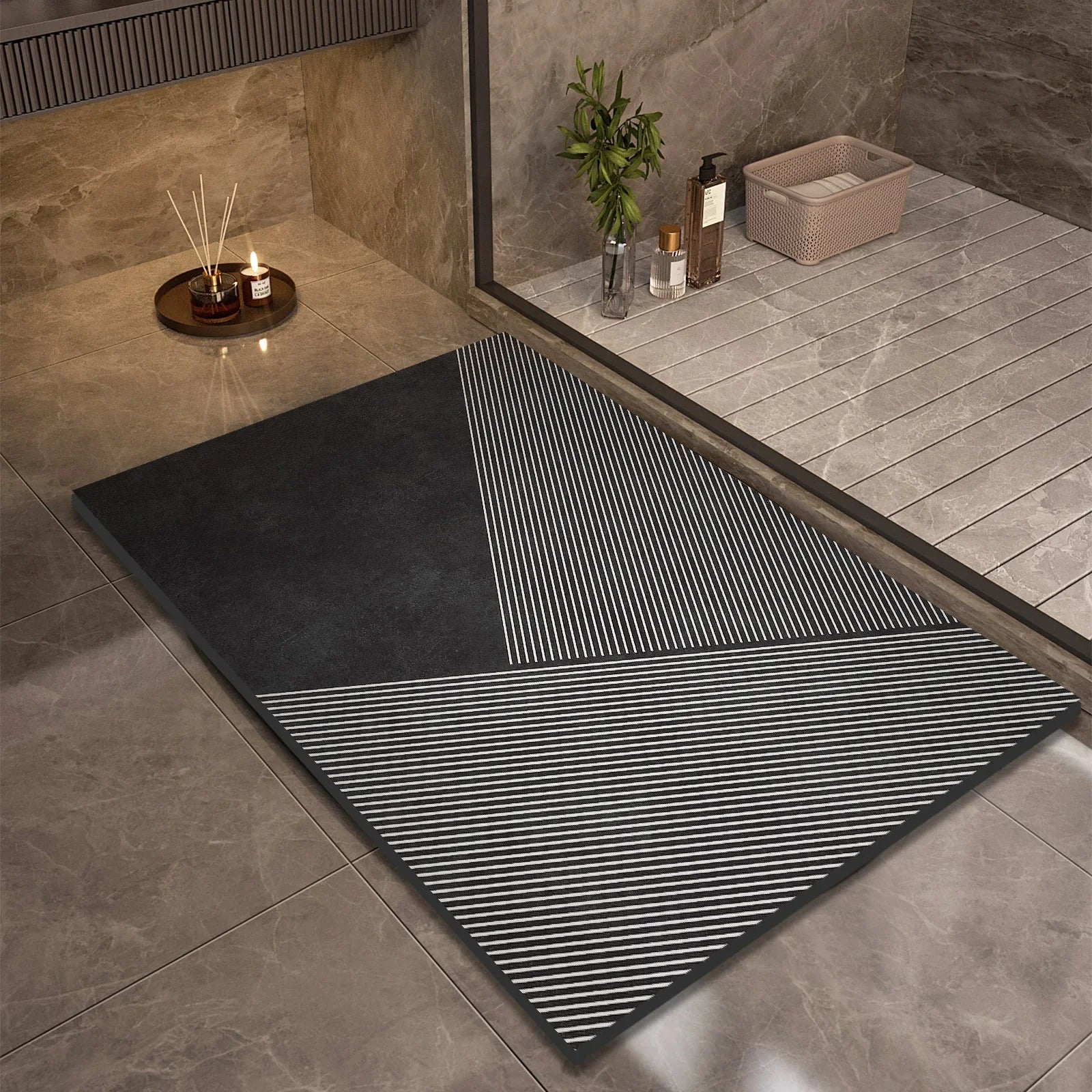 NexaBYZ HydroDry Non-Slip Bathroom Mat