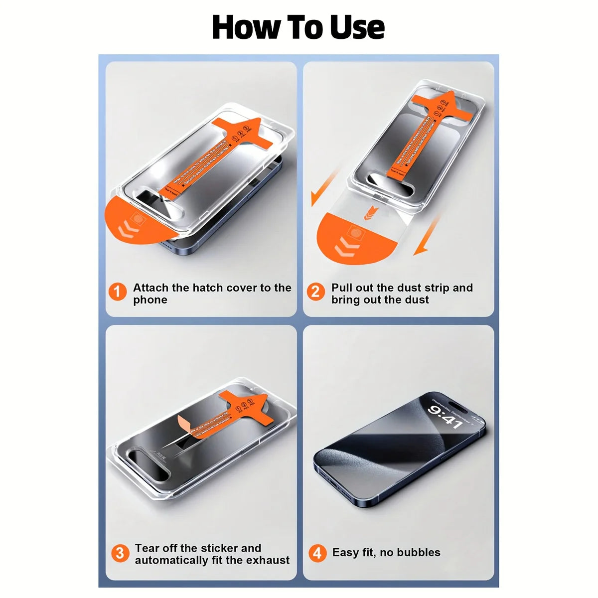 3Pcs Anti Spy Tempered Glass  iPhones Screen Protector