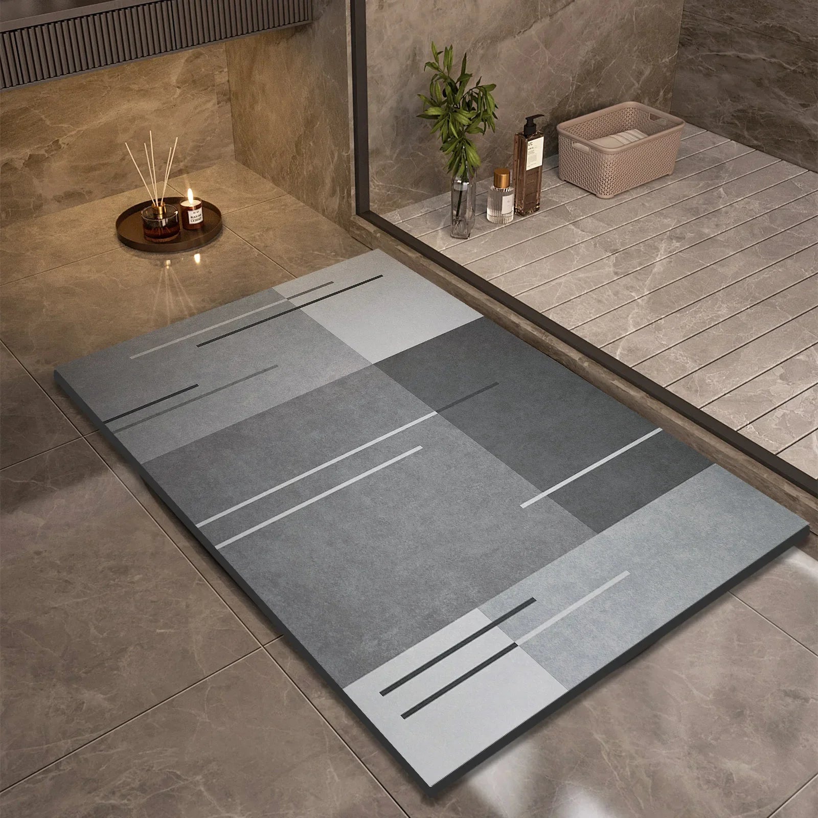 NexaBYZ HydroDry Non-Slip Bathroom Mat